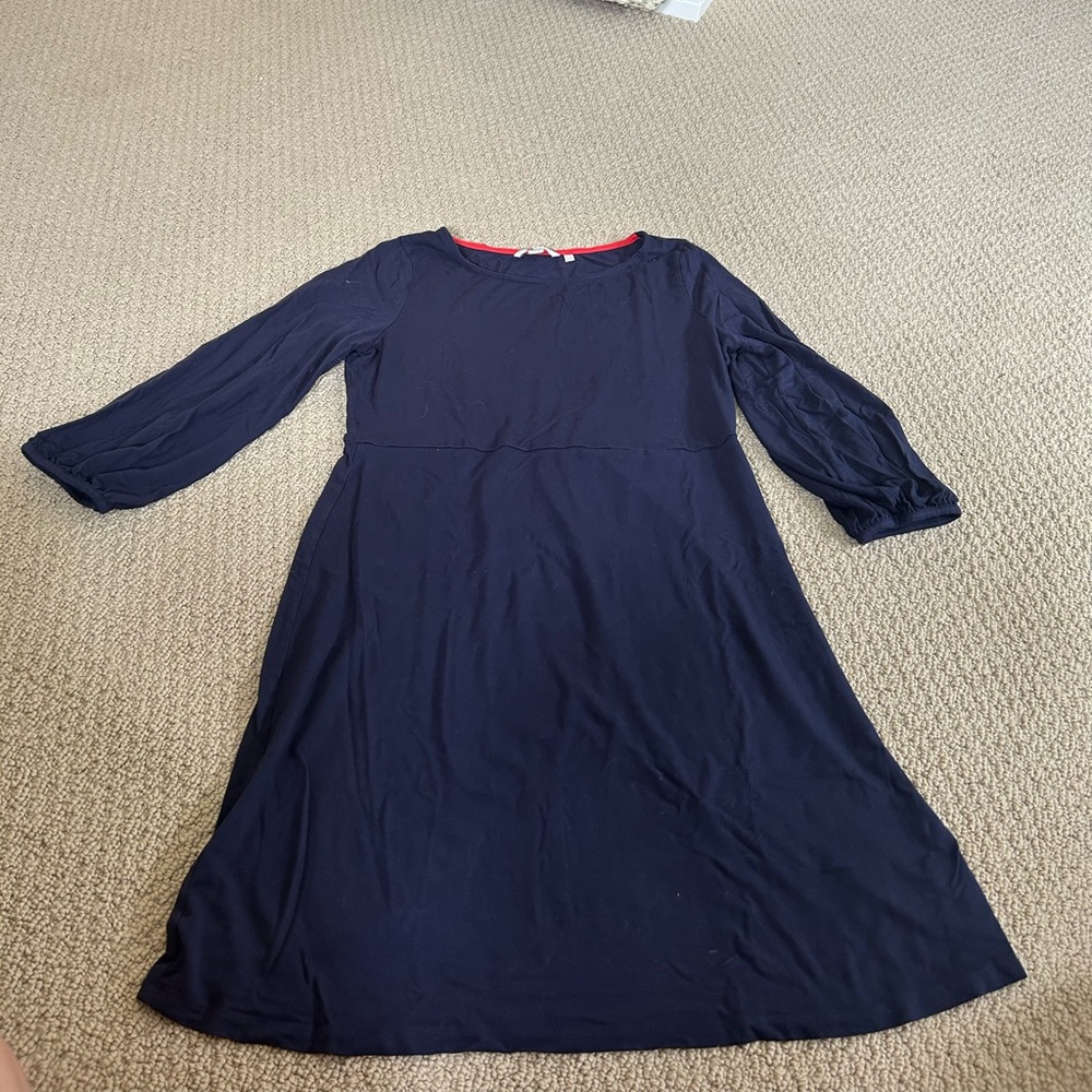 Boden Navy knit cotton dress / tunic